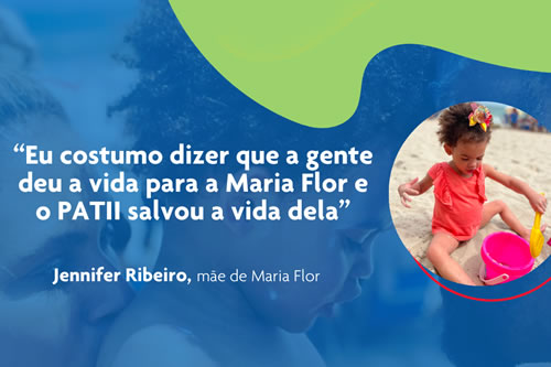 FUNDAÇÃO JOSÉ LUIZ EGYDIO SETÚBAL - Conheça a história da Maria Flor que com o cuidado do PATII frequenta a escola e vai até à praia